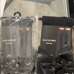 Thigh high socks leggings